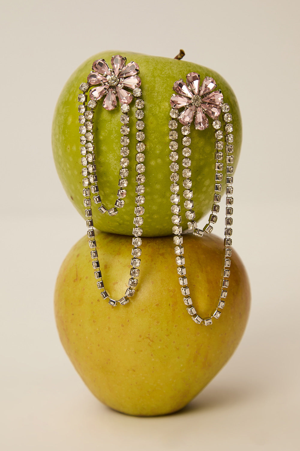 Pom Rose Earrings