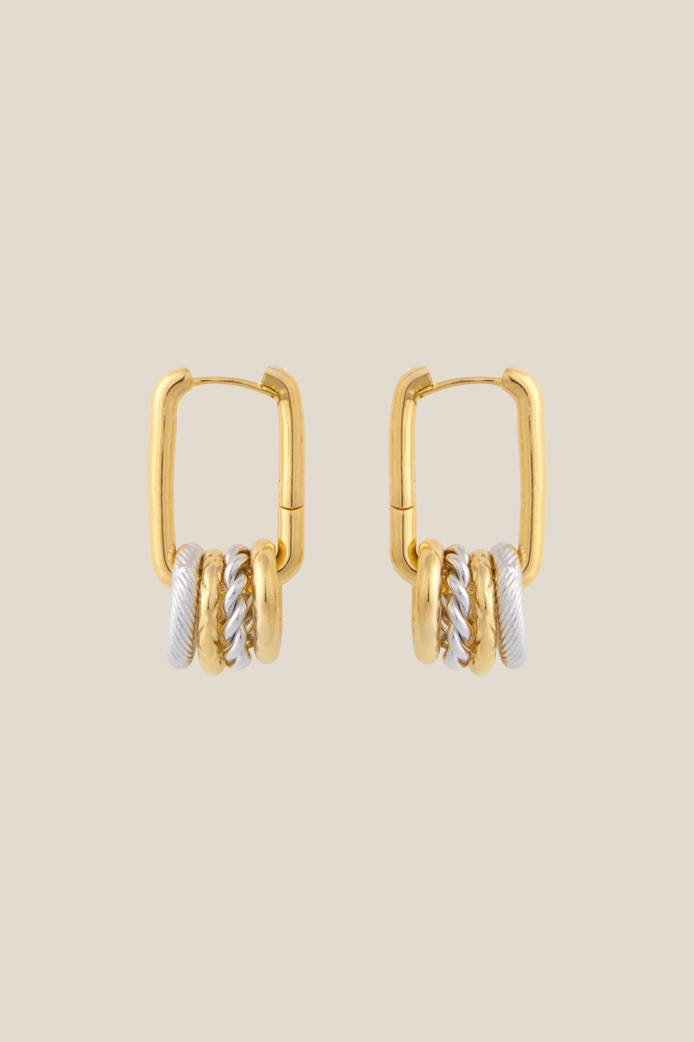 Paz Dore/Argent Earrings