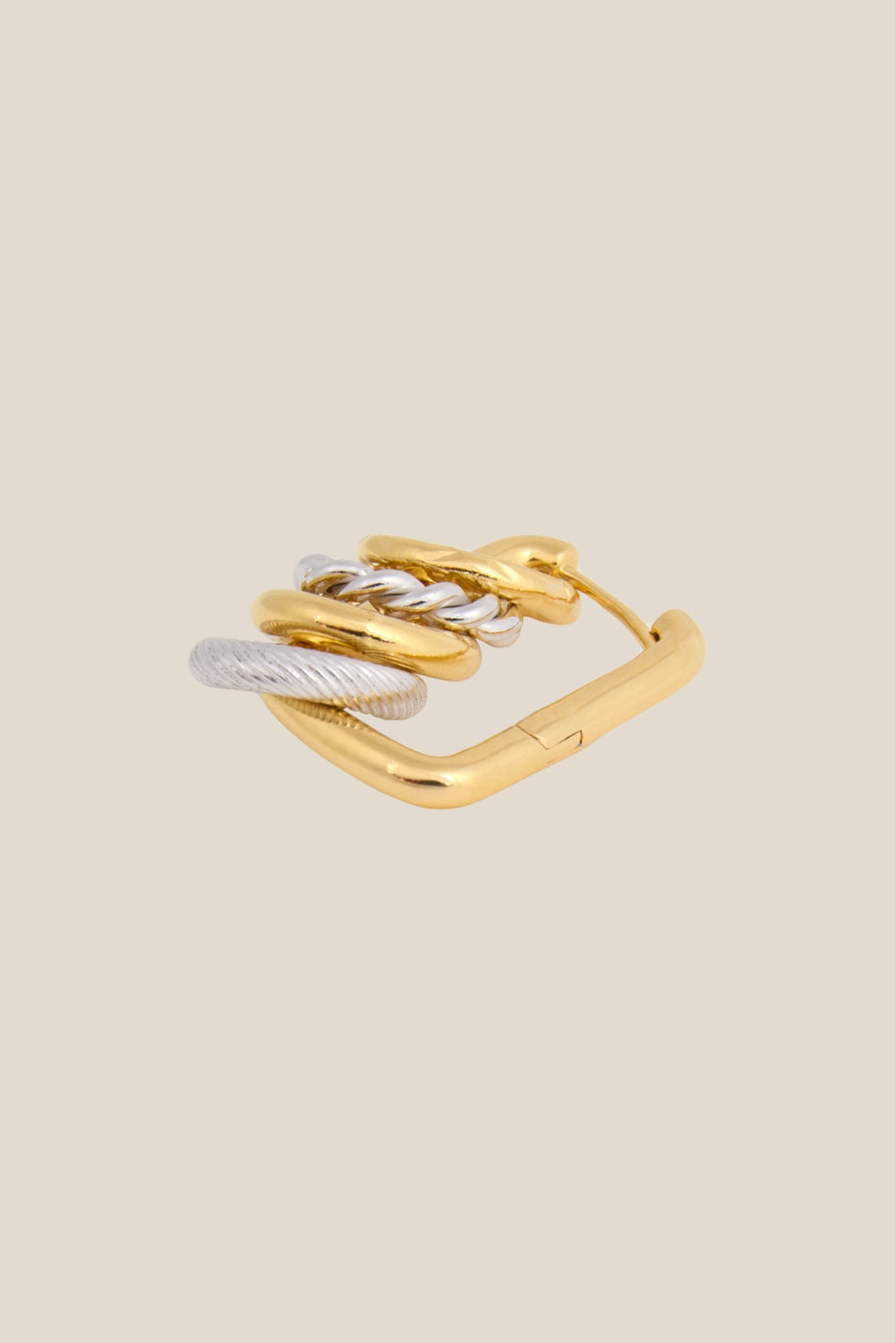 Paz Dore/Argent Earrings