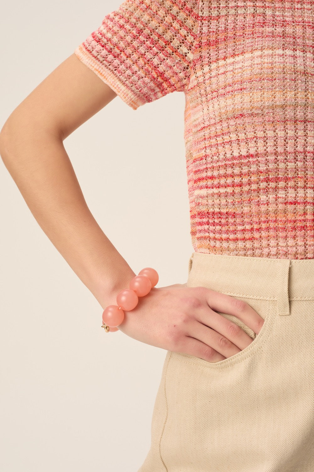 Pomard Peach Bracelet