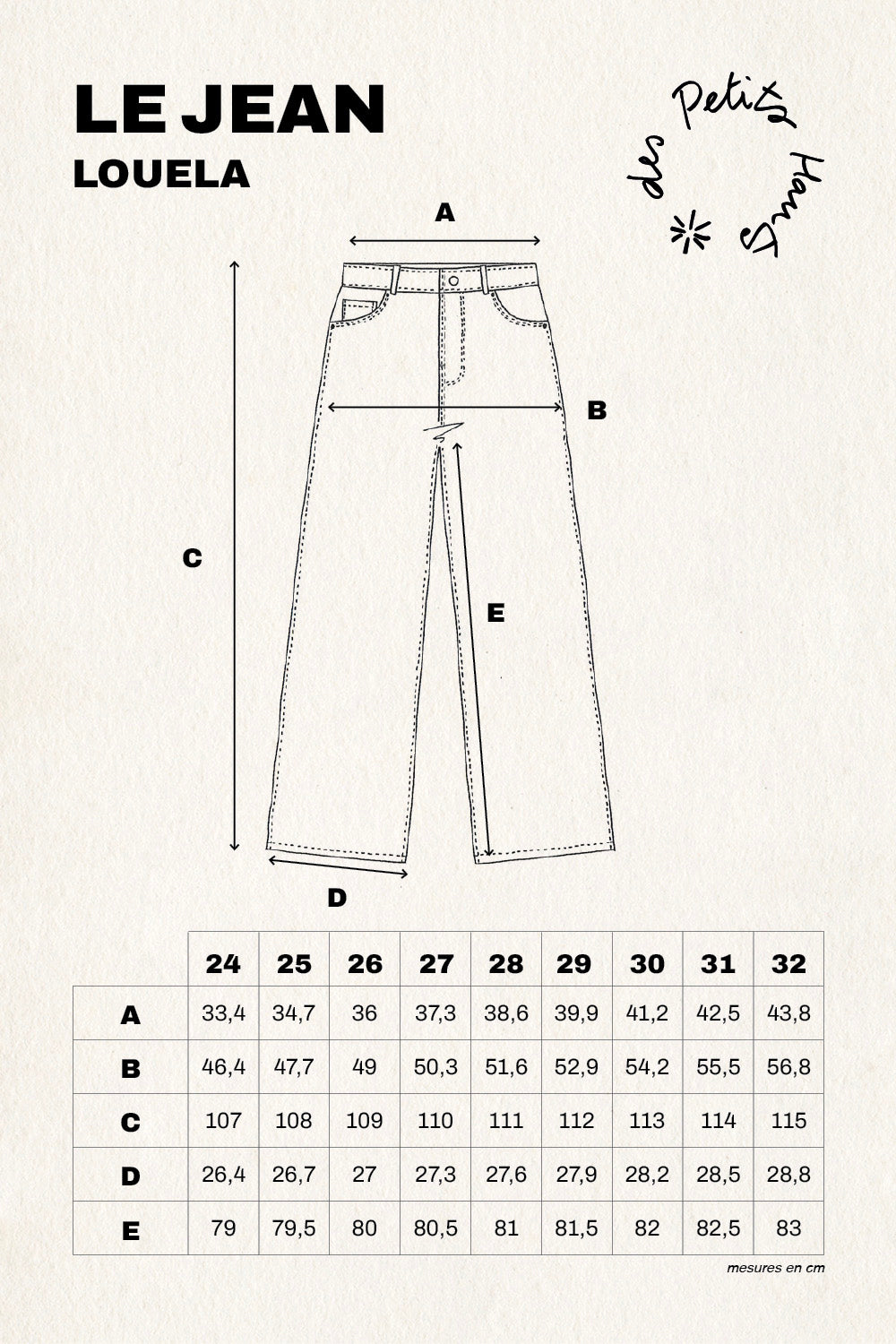 Jeans Louela Middle Blue