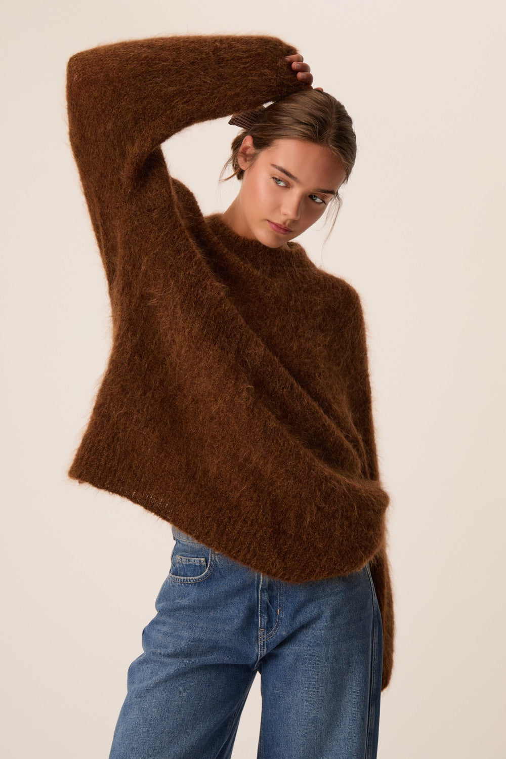 Pull Alena Cognac Chine