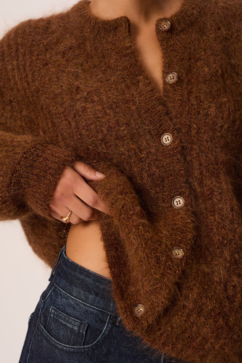 Gilet Alma Cognac Chine
