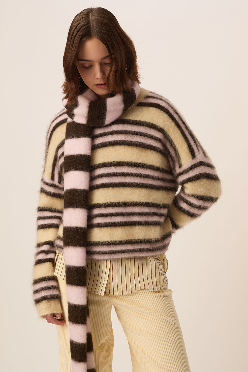 Pull Conrad Vanille / Ourson