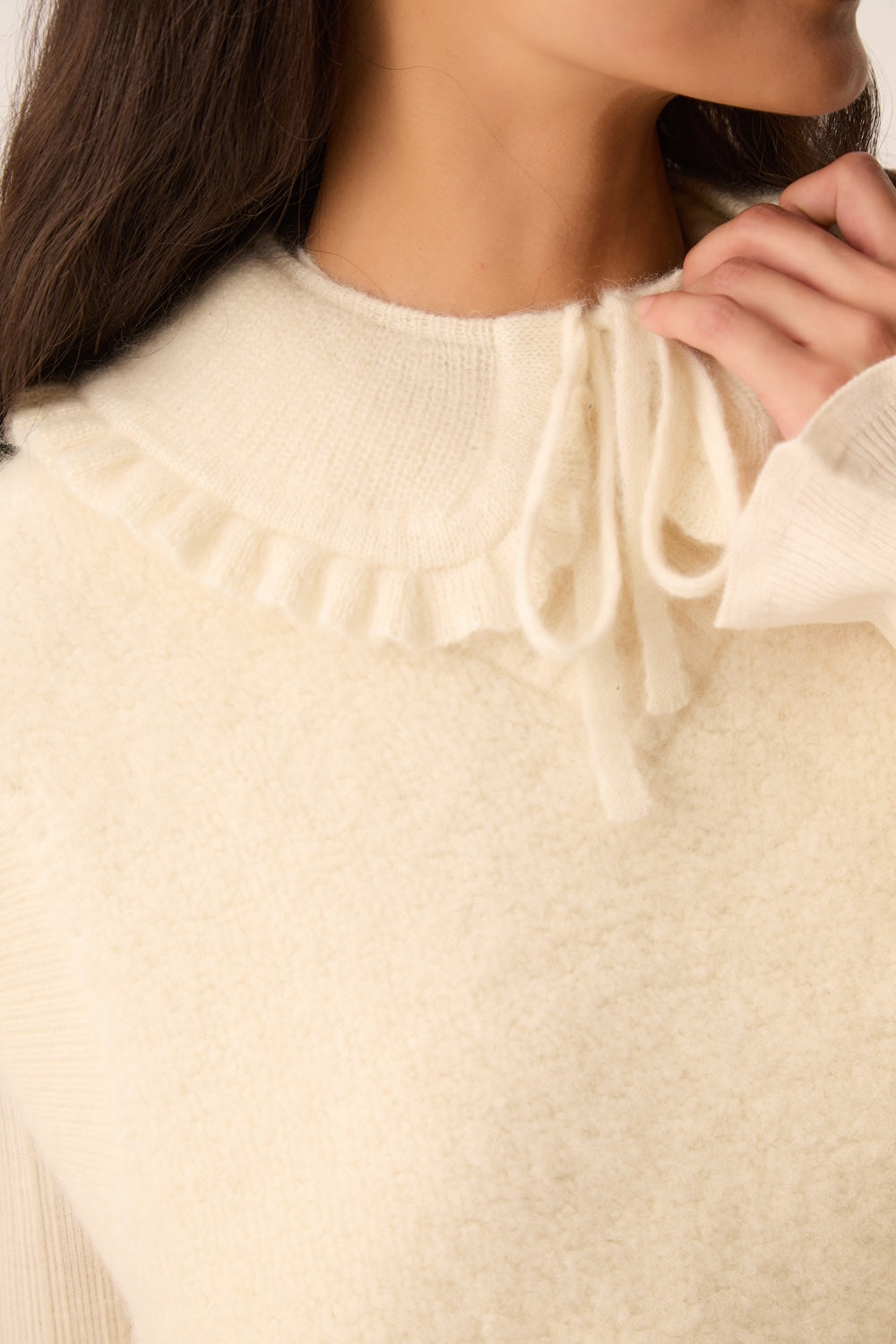 Peter Pan collar Casimir Creme