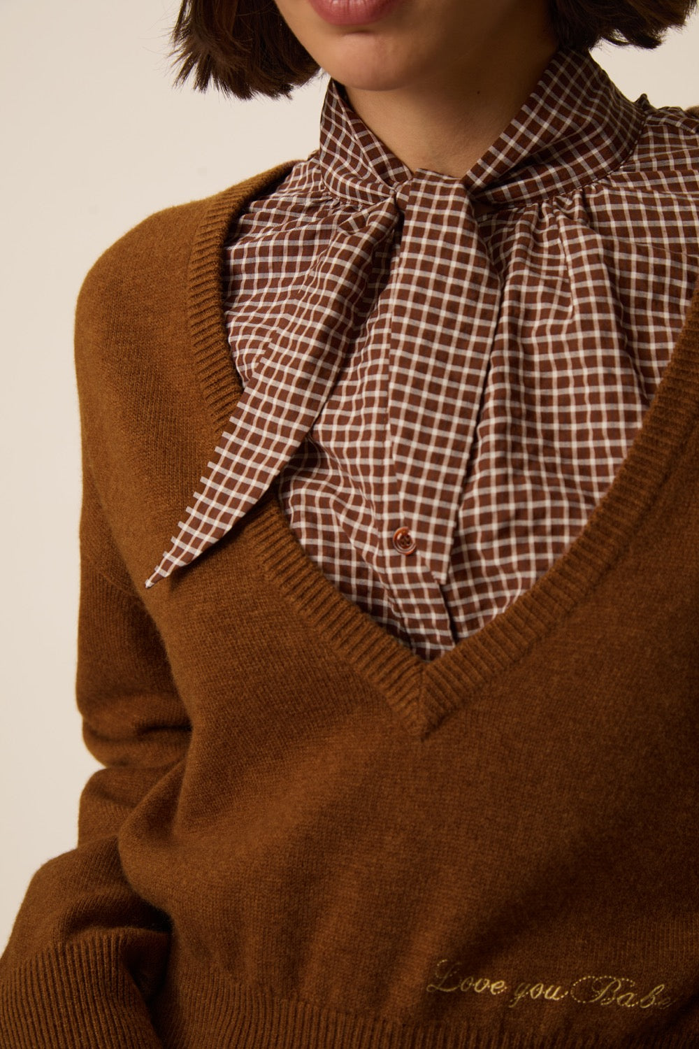 Pull Armelle Chamois
