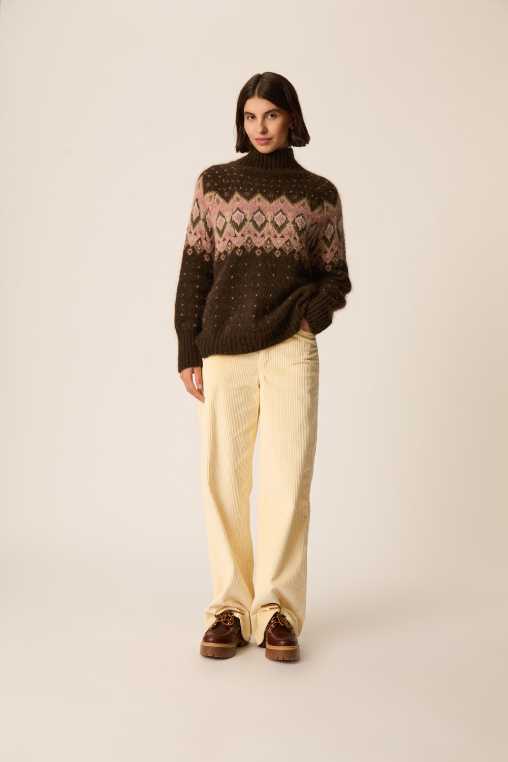 Pull Dan Jacquard Ourson