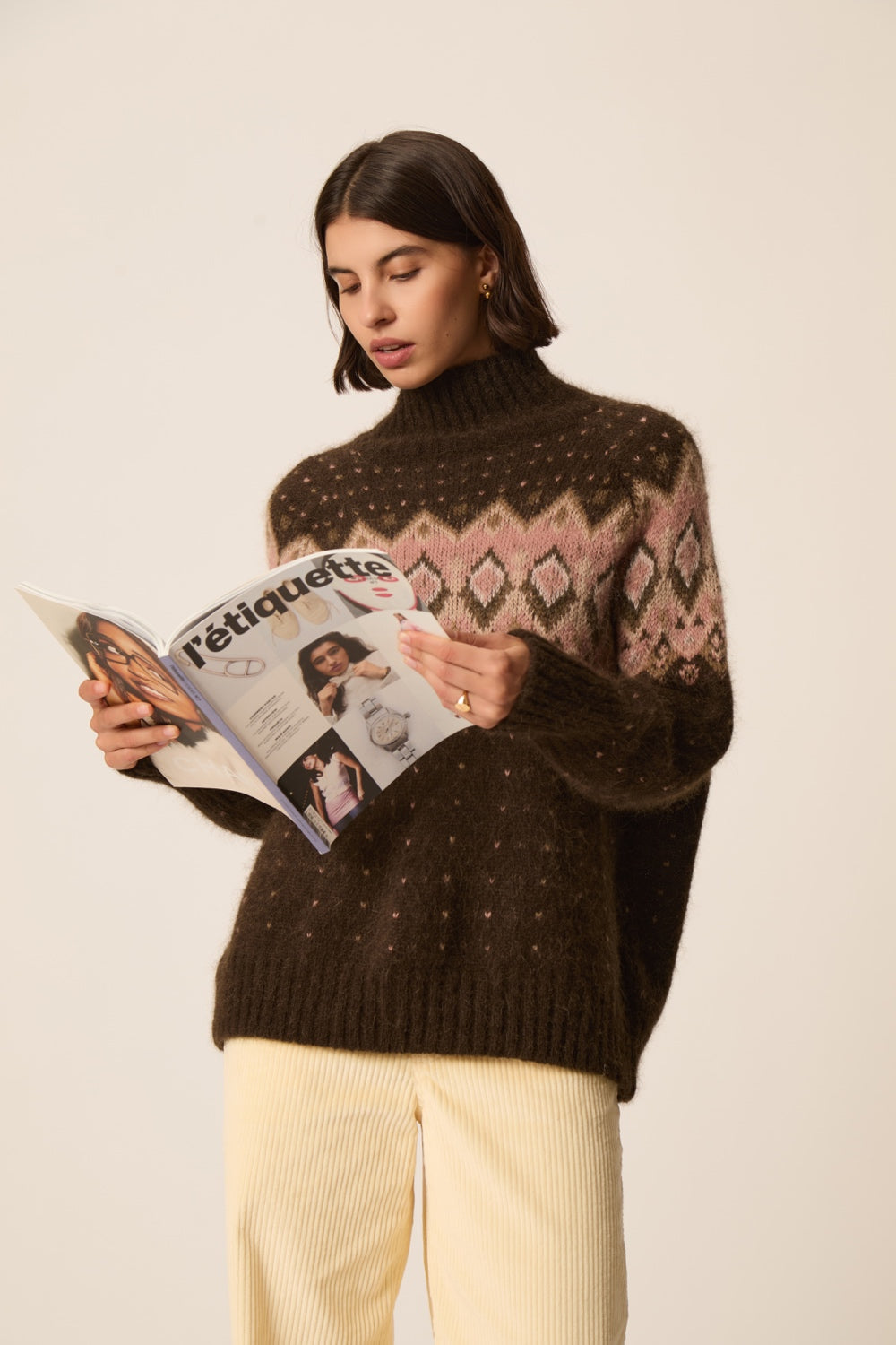 Pull Dan Jacquard Ourson