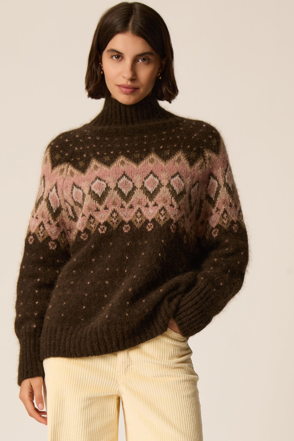 Pull Dan Jacquard Ourson