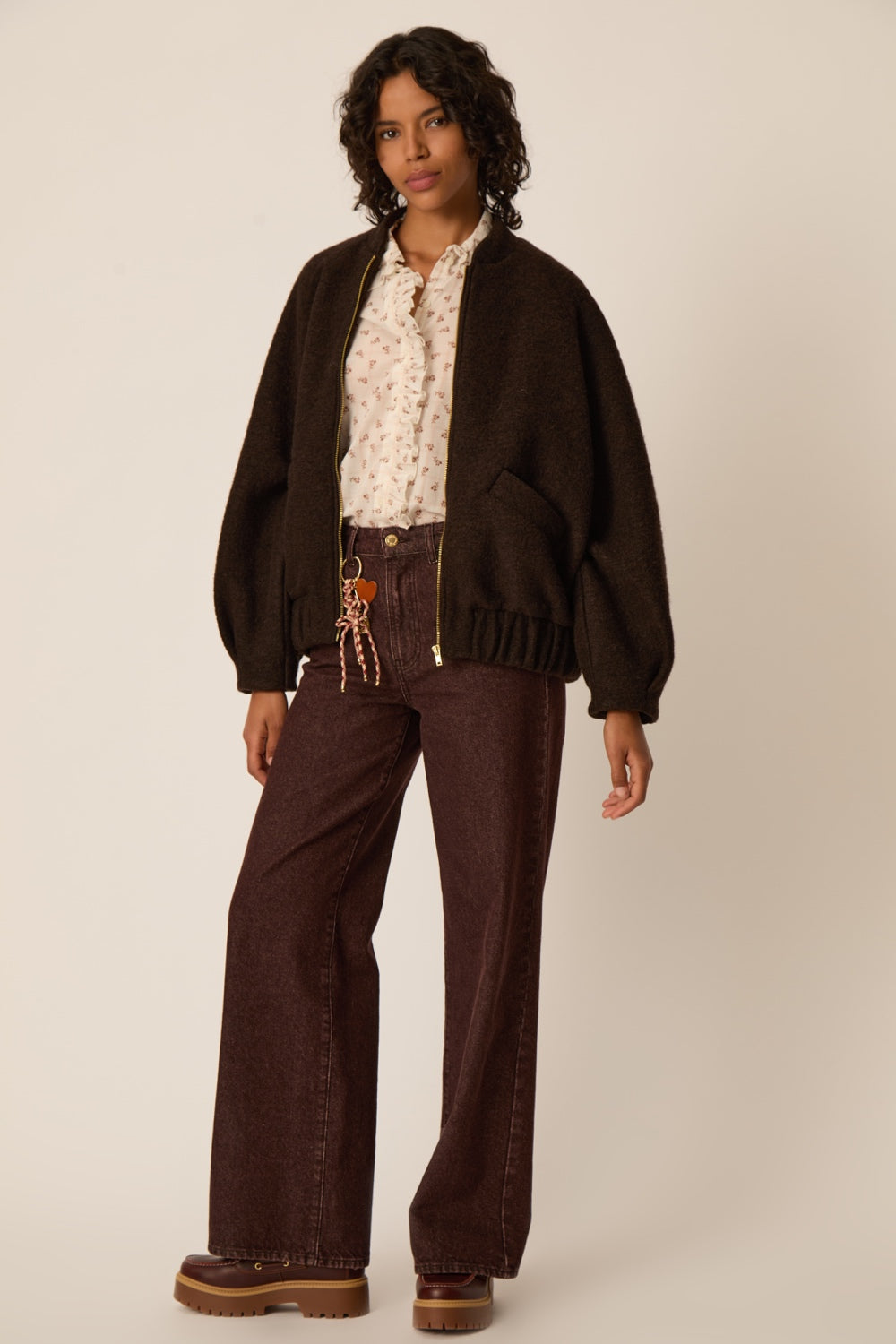 Veste maille Hildilia Ourson