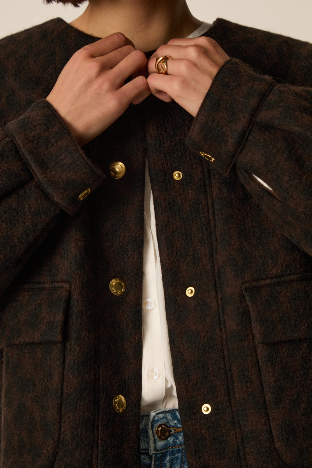Knit Jacket Isadora Leopard