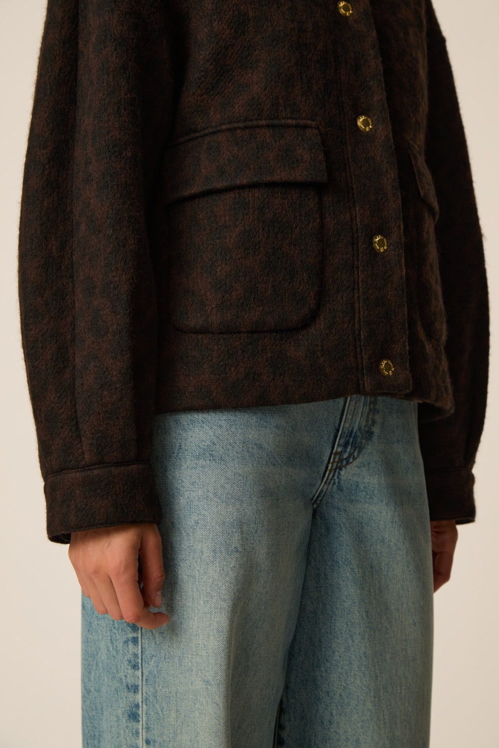 Knit Jacket Isadora Leopard
