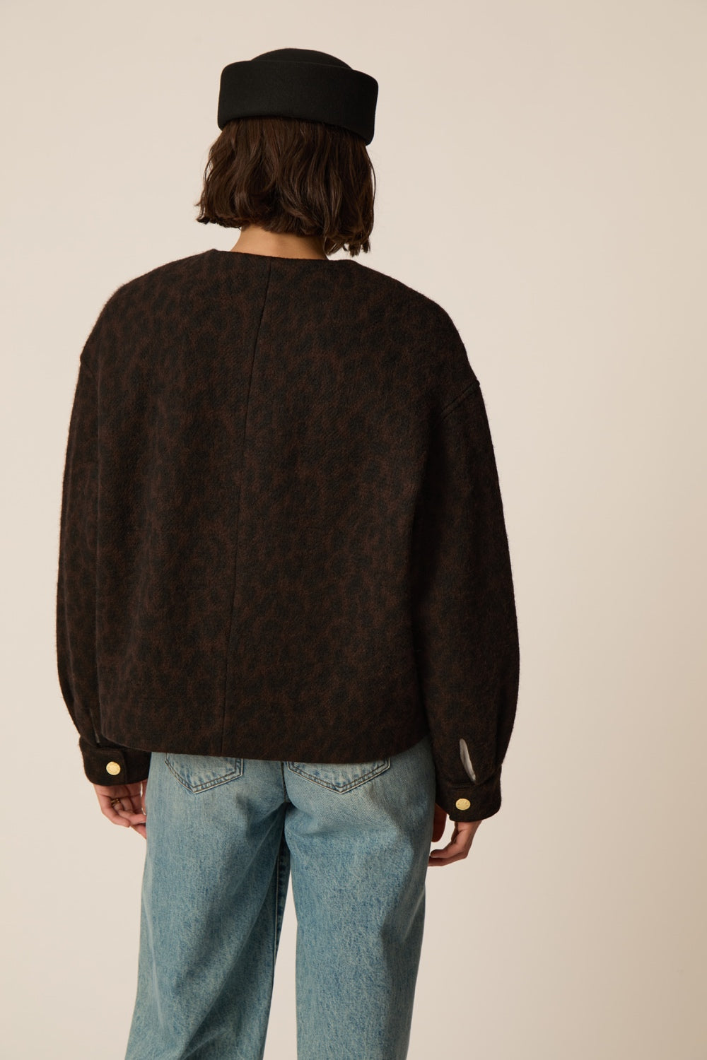 Knit Jacket Isadora Leopard