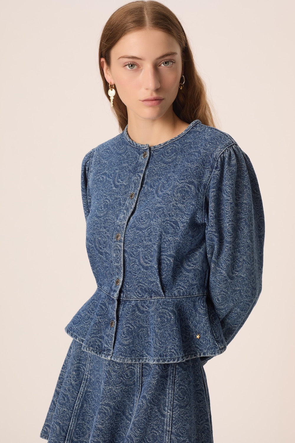 Blouse Lizia Middle Blue