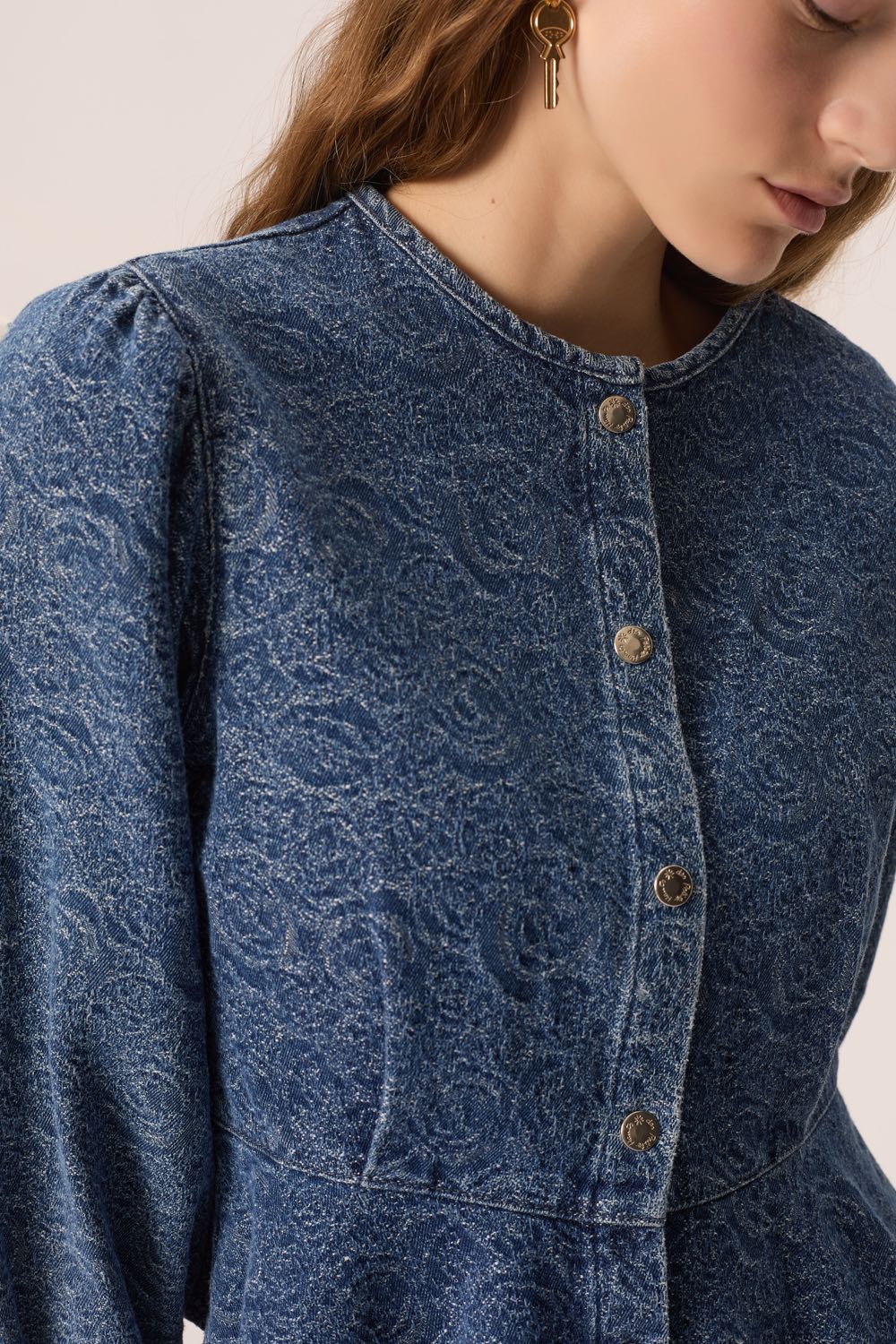 Blouse Lizia Middle Blue