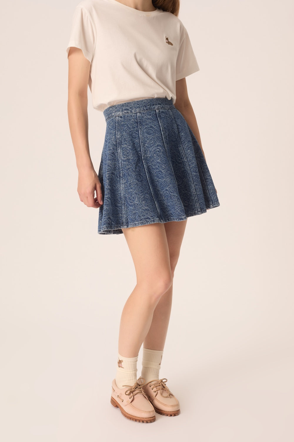 Skirt Lizandre Middle Blue