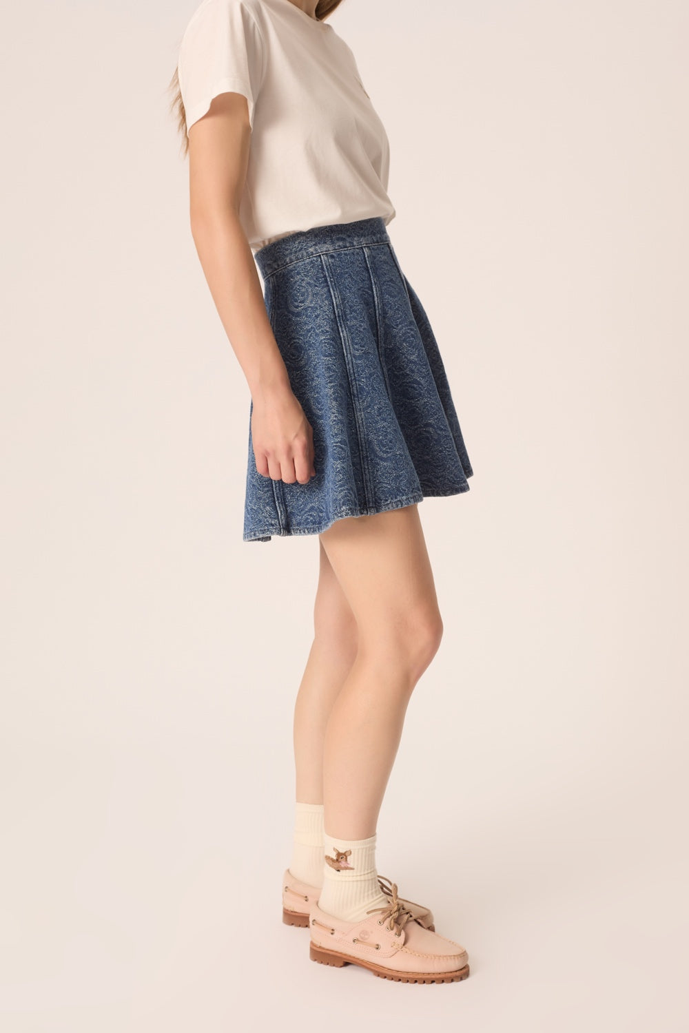 Skirt Lizandre Middle Blue