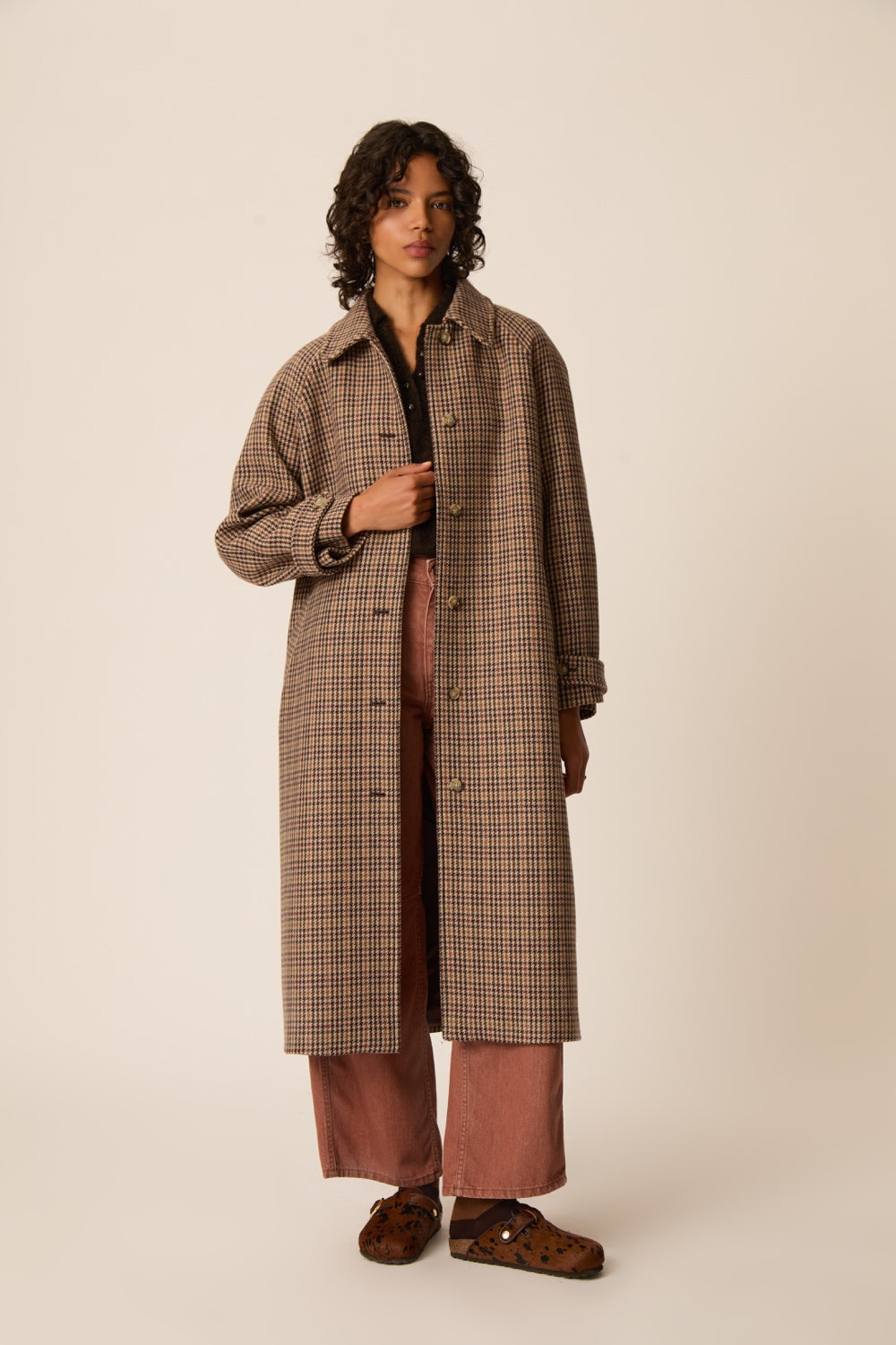 Manteau Yonique Carreau Grand Pa