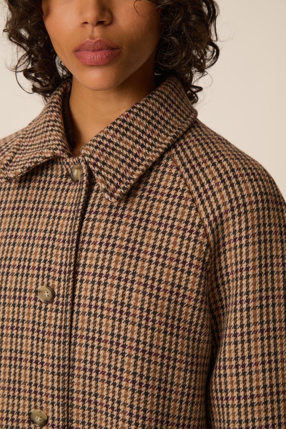 Manteau Yonique Carreau Grand Pa