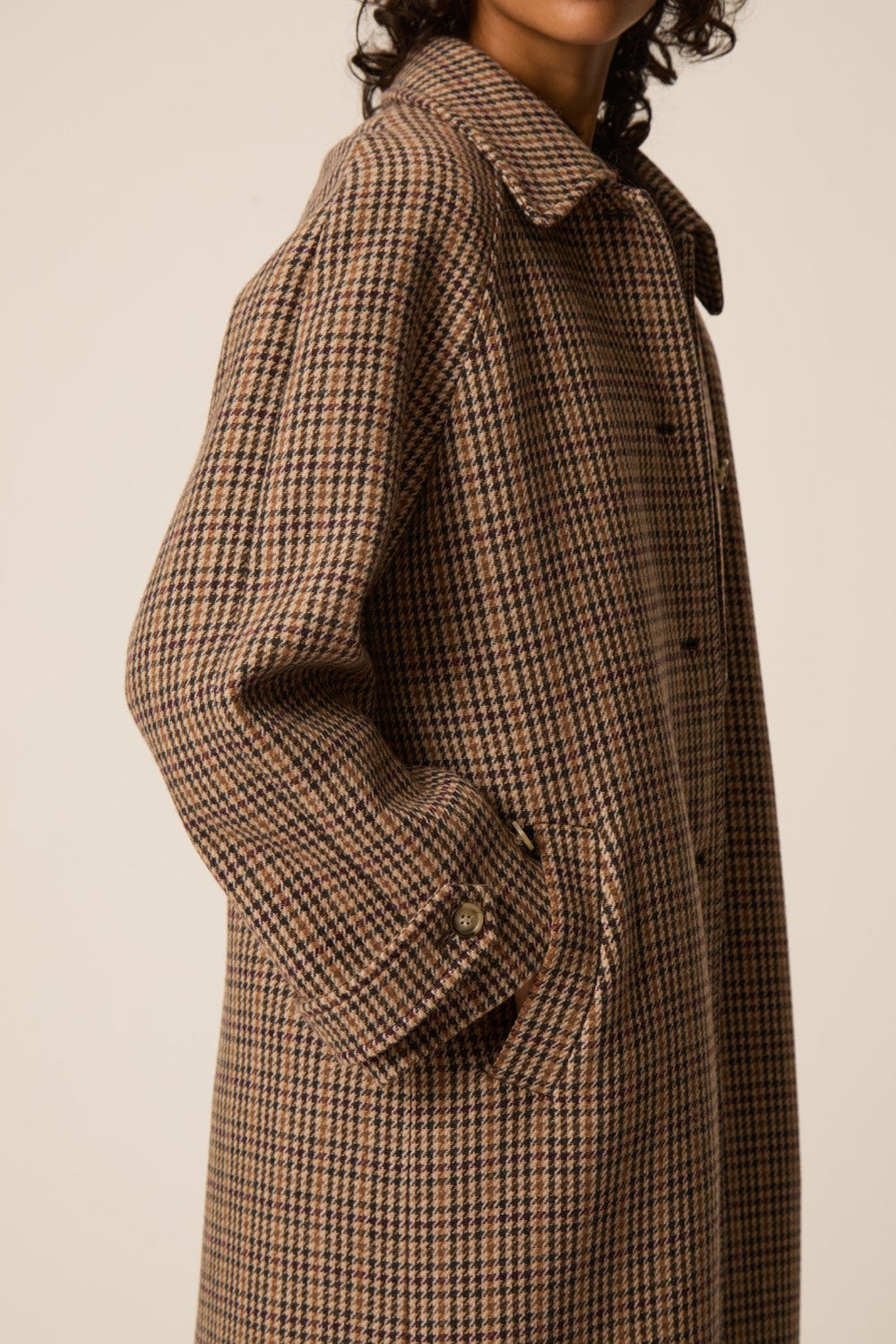 Manteau Yonique Carreau Grand Pa