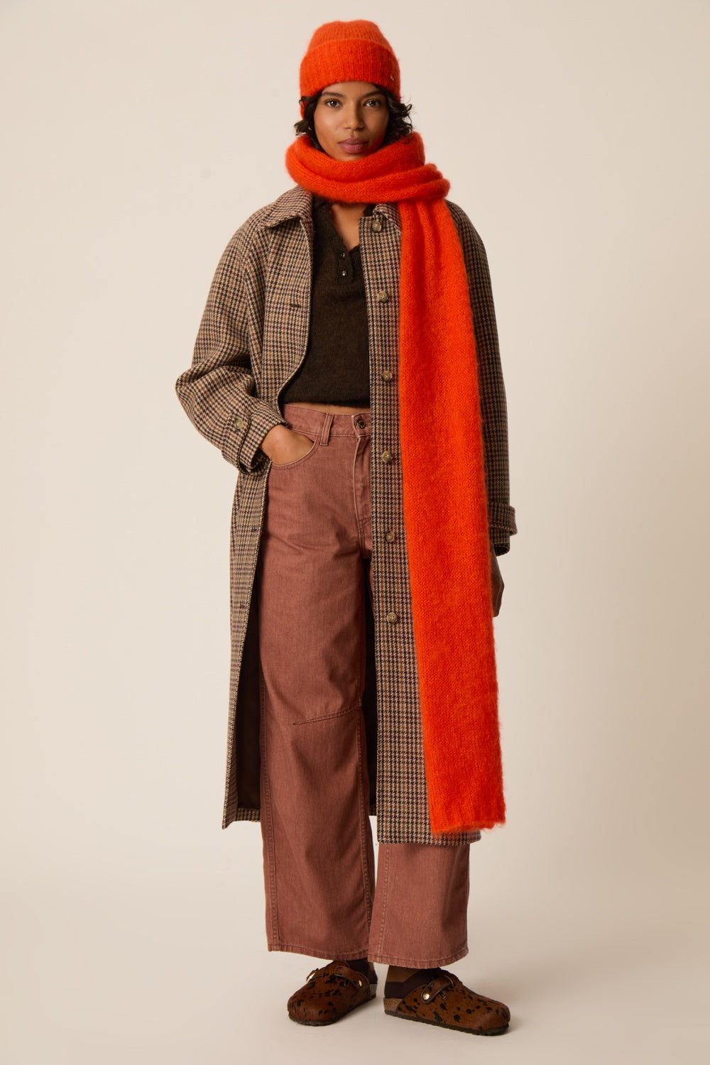 Manteau Yonique Carreau Grand Pa