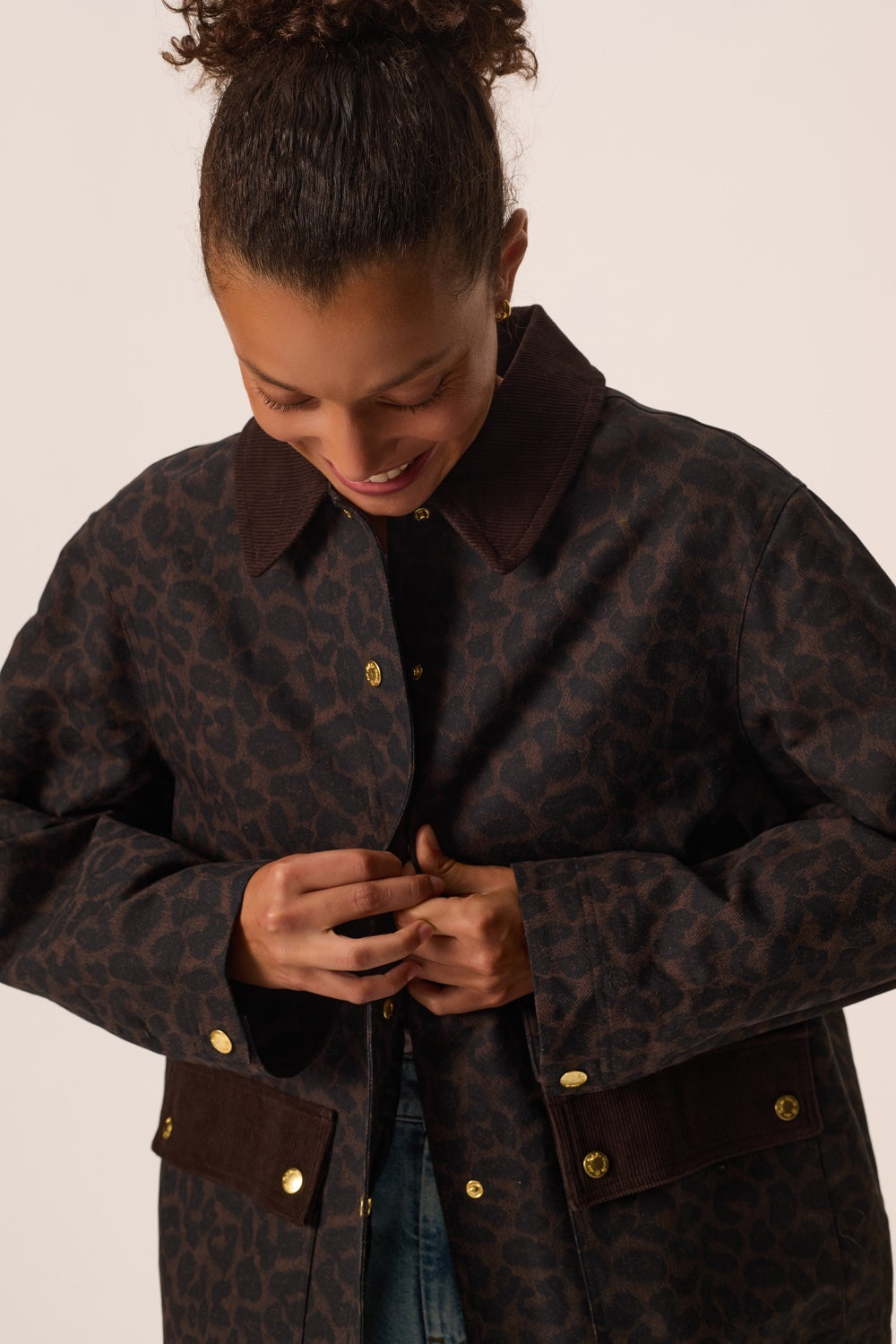 Manteau Yolanda Leopard
