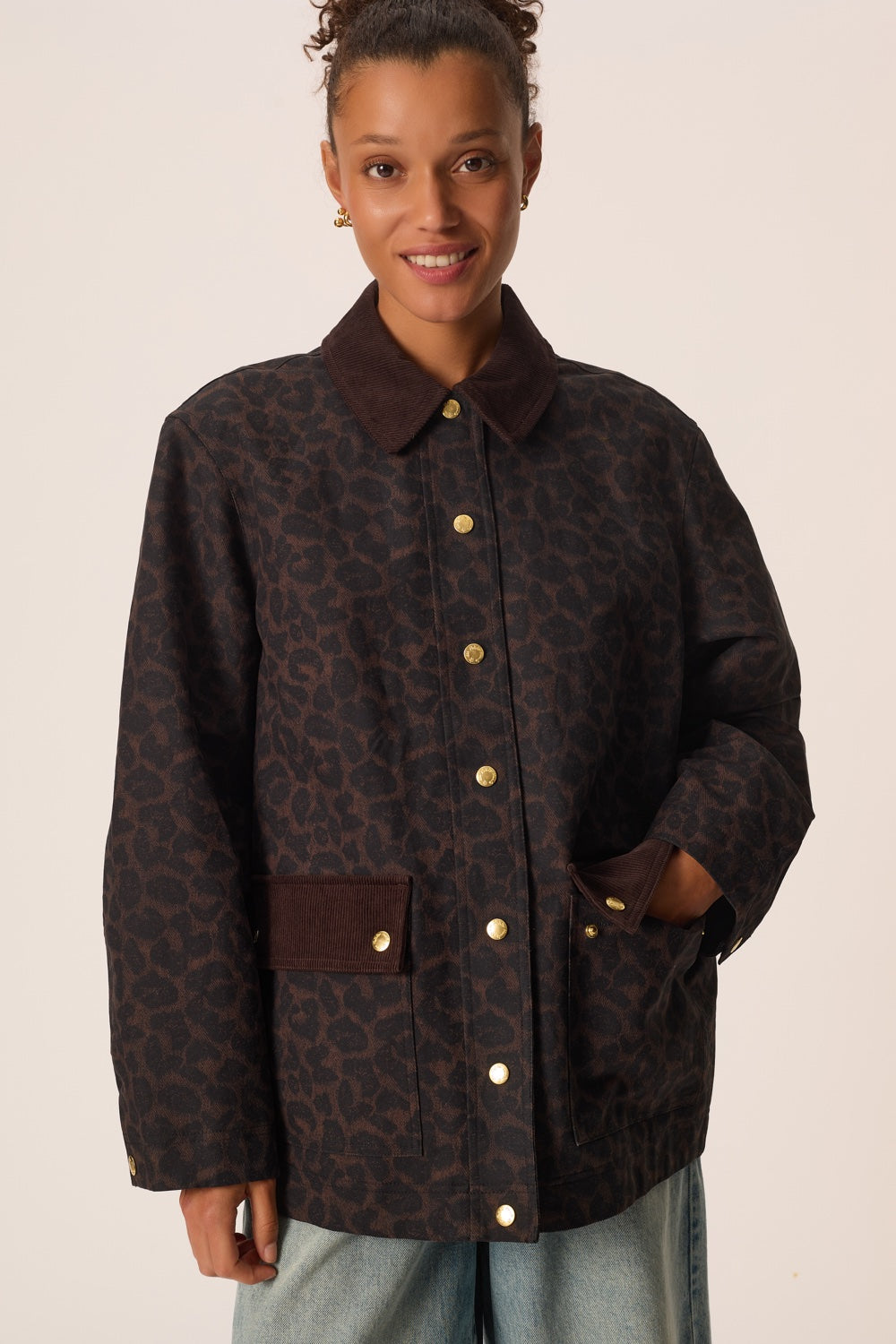 Manteau Yolanda Leopard