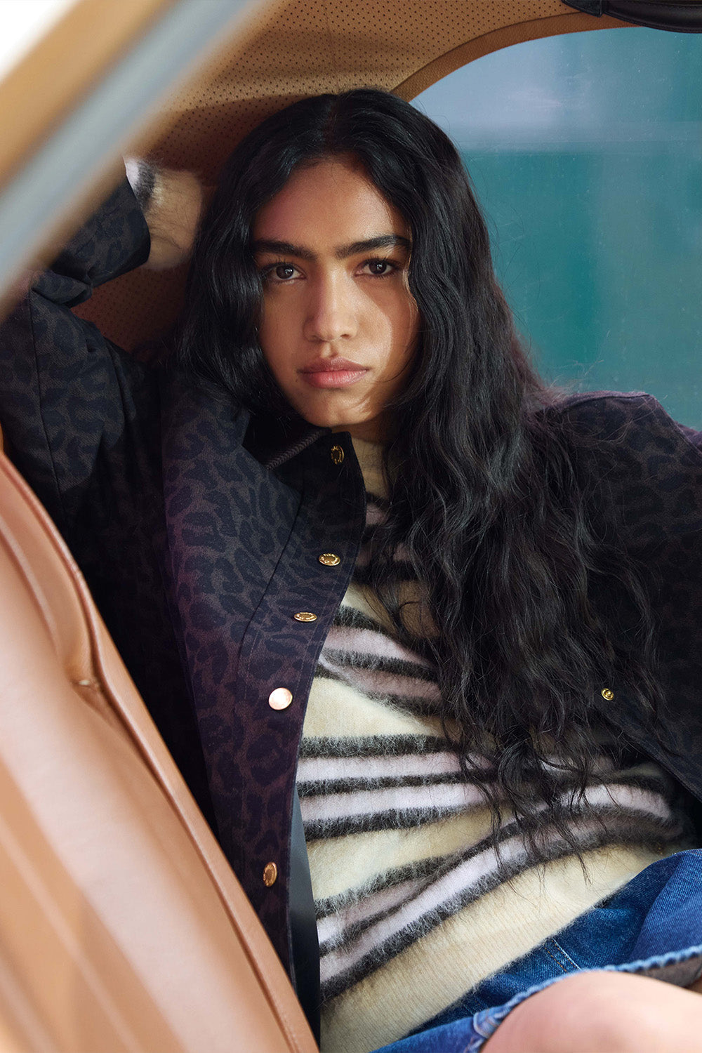 Manteau Yolanda Leopard