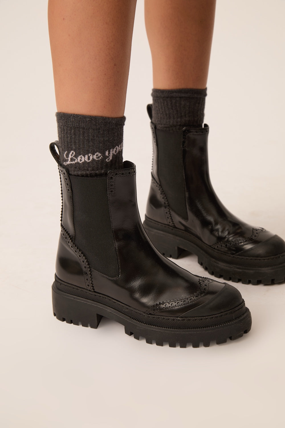 Chaussettes Oscar Anthracite
