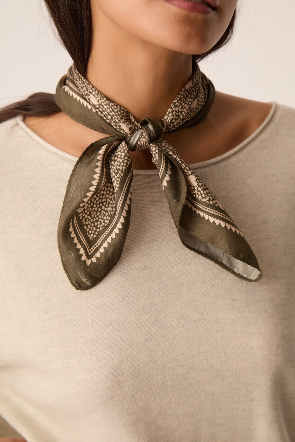 Foulard Nybiche Coeur Foret