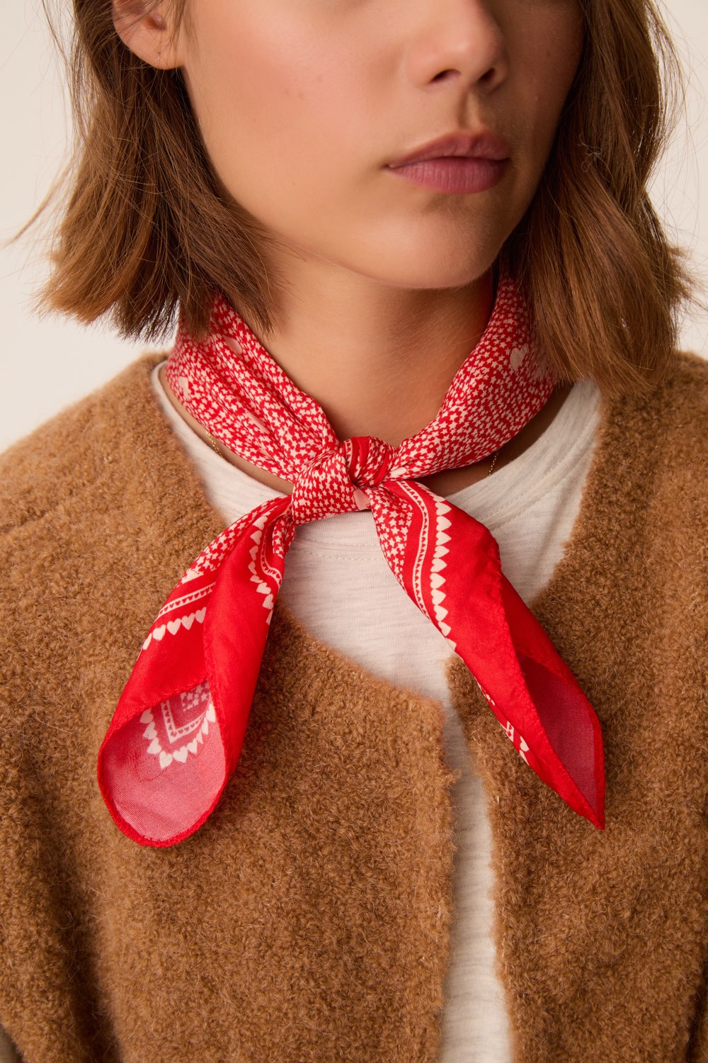 Scarf Nybiche Coeur Rouge