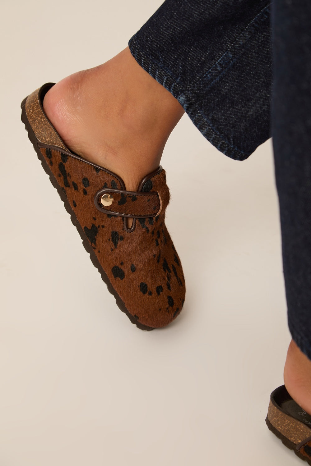 Mules Wambi Brown Cow