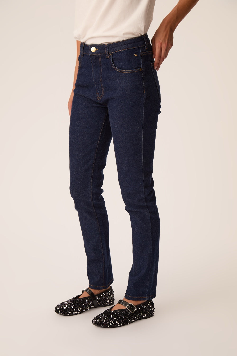 Jean Lulu Dark Indigo
